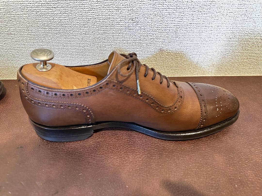 【SHETLAND FOX】コベントリー（セミブローグ/ブラウン）オーダー品