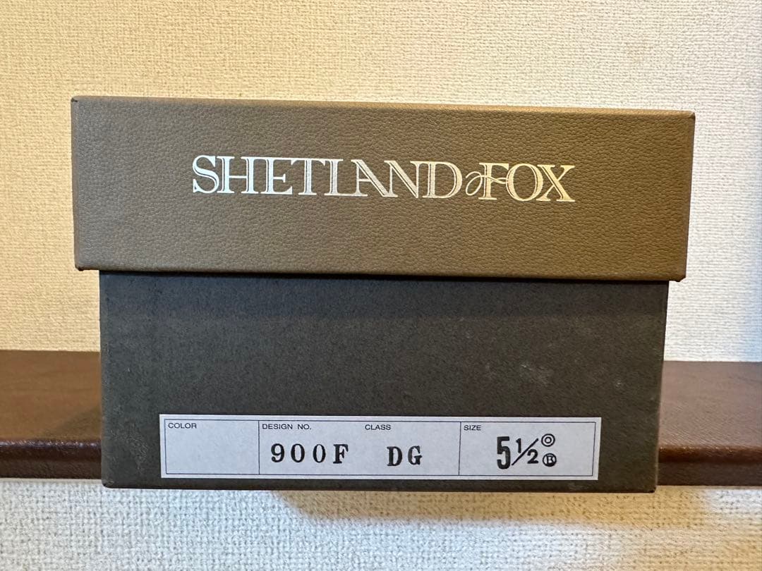 【SHETLAND FOX】コベントリー（セミブローグ/ブラウン）オーダー品