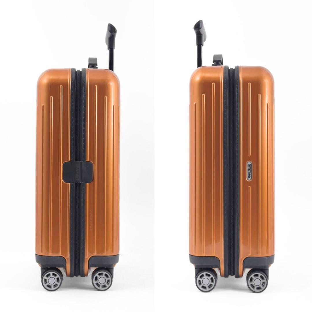 美品 リモワ サルサエアー 33L 機内持ち込み 4輪 TSAロック オレンジ