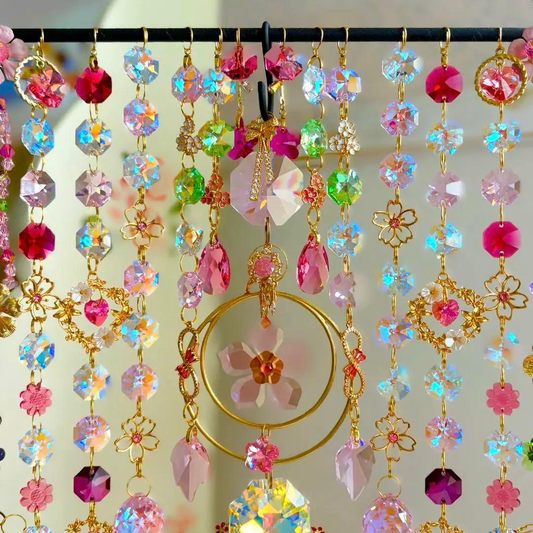 桜SAKURA桜SWAROVSKIオーナメント✩.*˚ 置き型サンキャッチャー