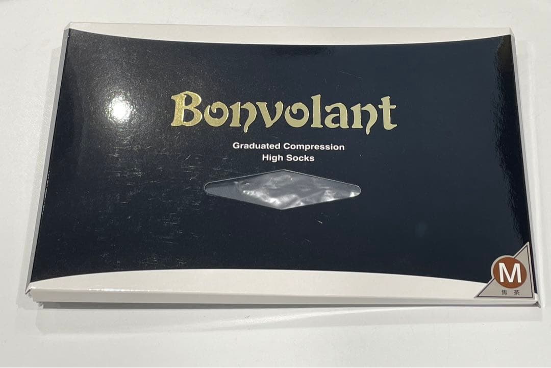 サミット　ボンボラン　ハイソックス　焦茶　2足組　M 新品　未使用　未開封