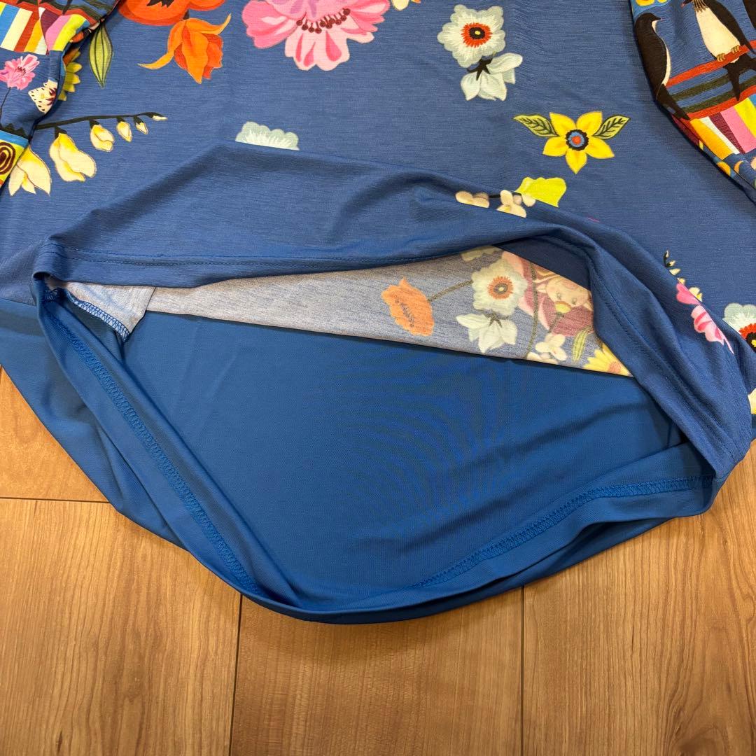 ナ*ロ様 OLLEBOREBLA アルベロベロ　チュニック　花と鳥とブタさん