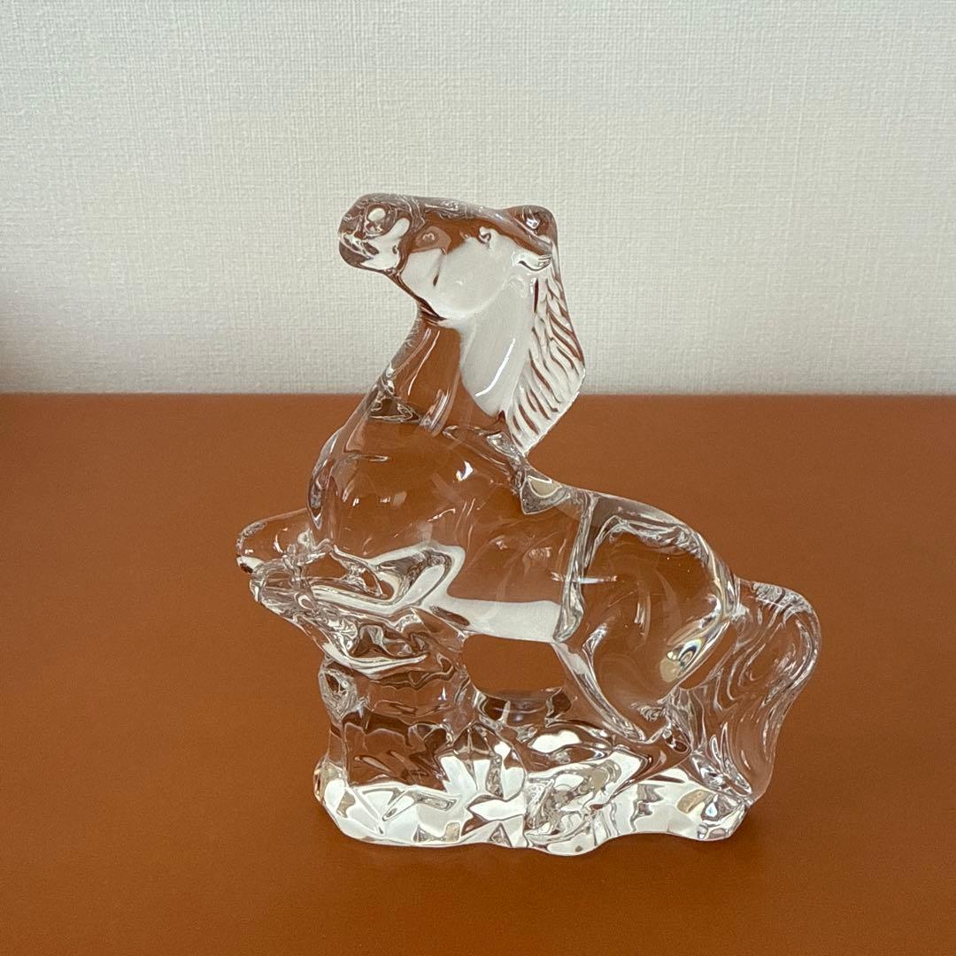 Baccarat バカラ　クリスタル　来年の干支　午　馬