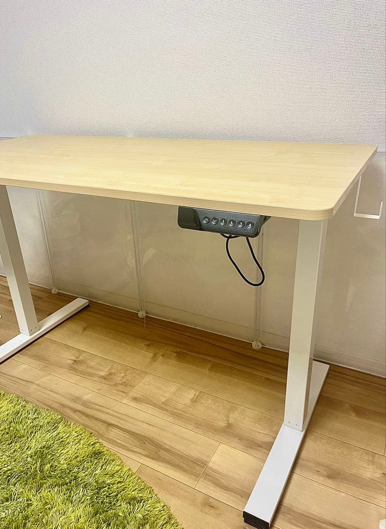 【美品】SANODESK 電動昇降パソコンデスク 120cm
