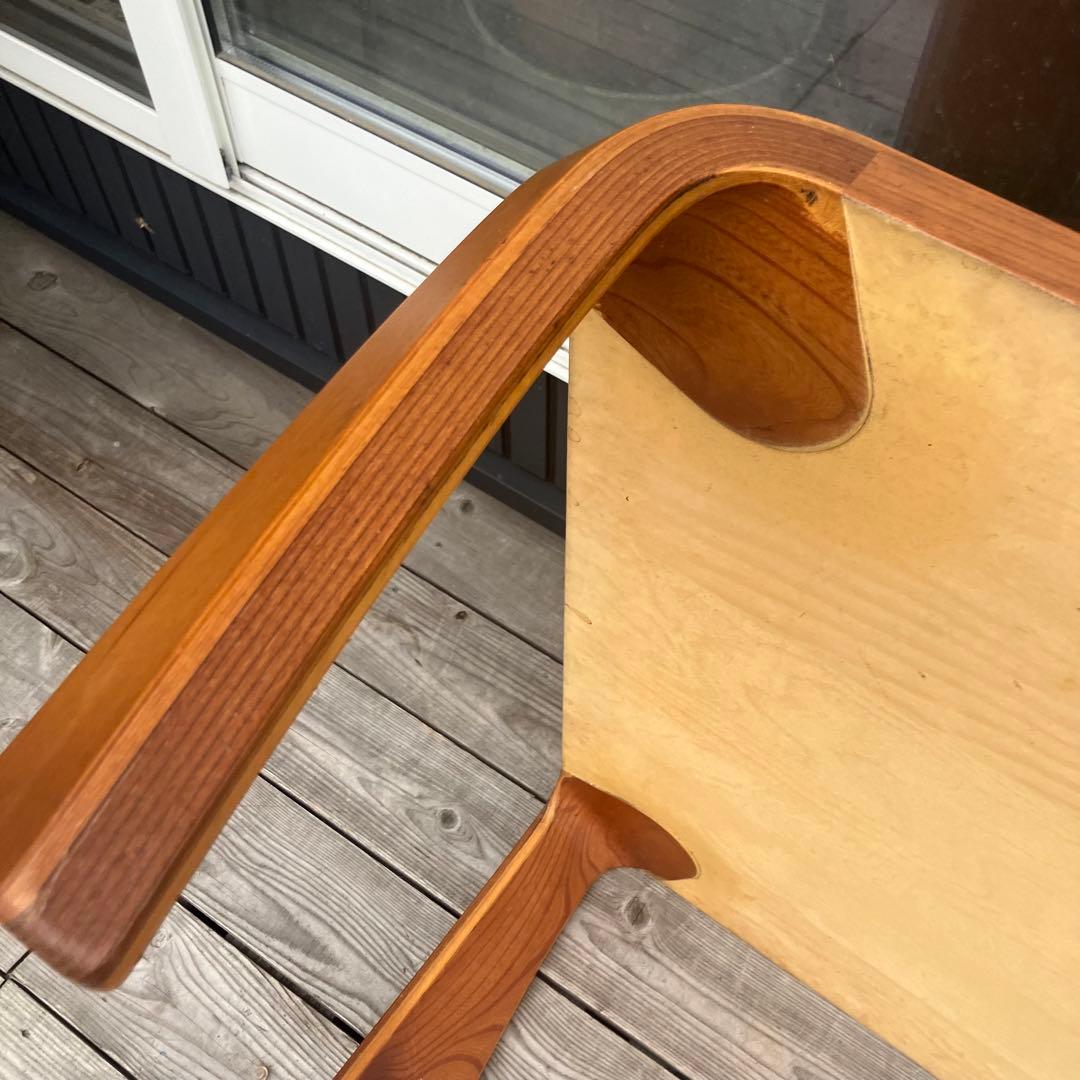 昭和レトロ プライウッド 大型座卓 ローテーブル 木製サイドテーブル ビンテージ