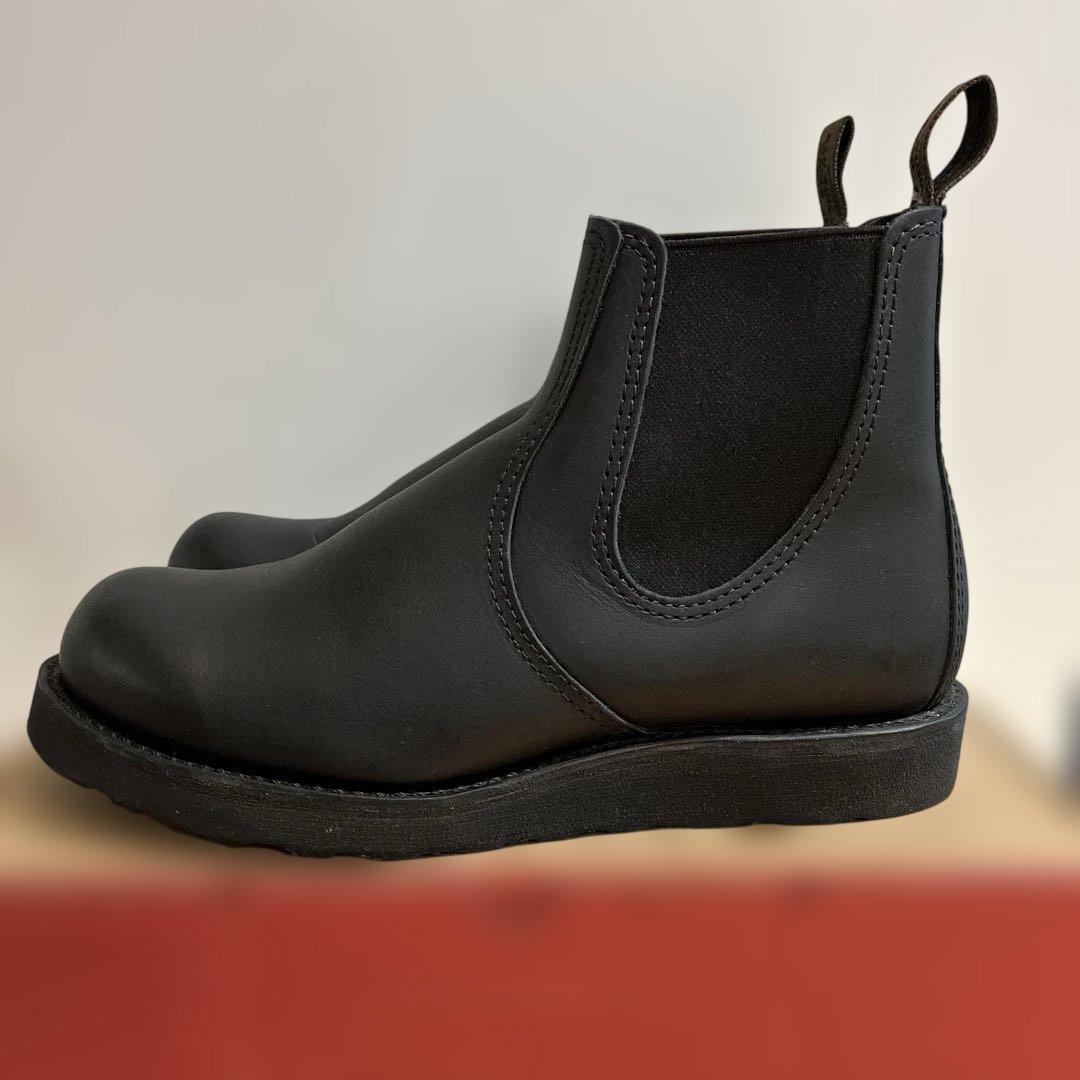 レッドウイング　3194 クラシックチェルシー　ブラック　8 1/2