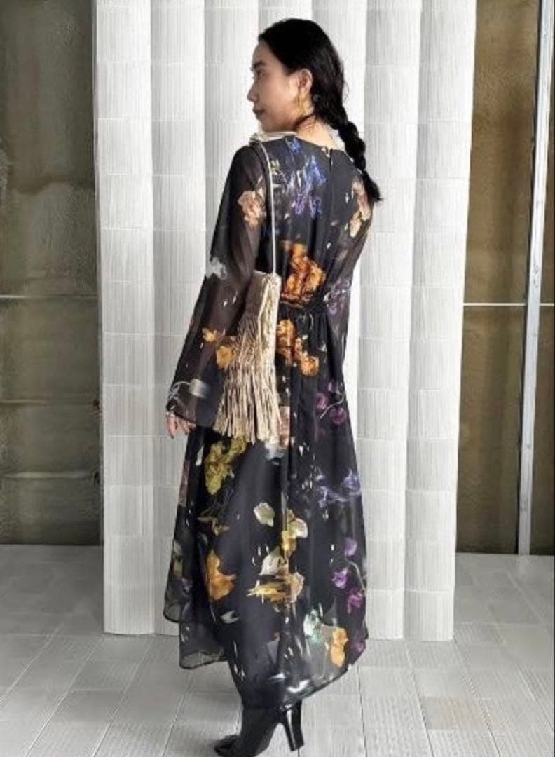 ワンピース AmeriVINTAGE UND SCAN FLOWER DRESS