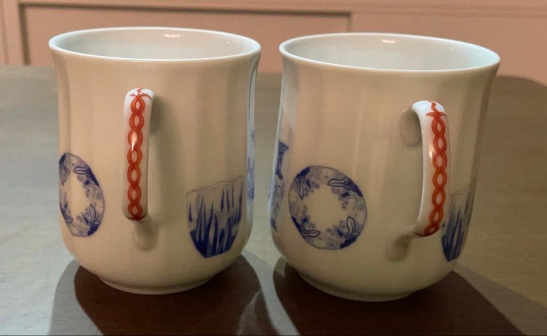 【RITAO CHAN公式アカウント09】専用 深川製磁ブルーチャイナマグカップ