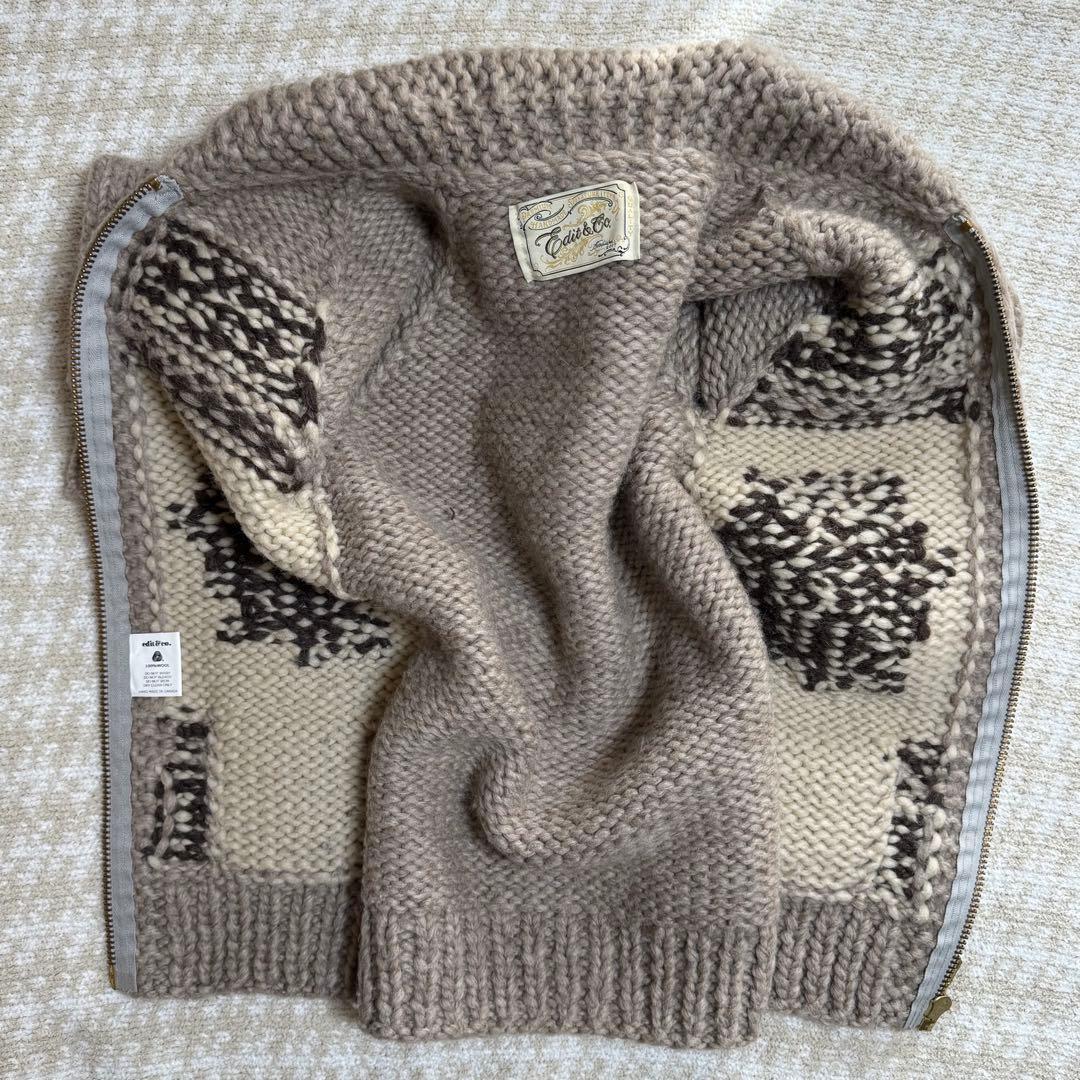 アパルトモン Tiger lily Edit&Coカウチン ニット ブラウン系