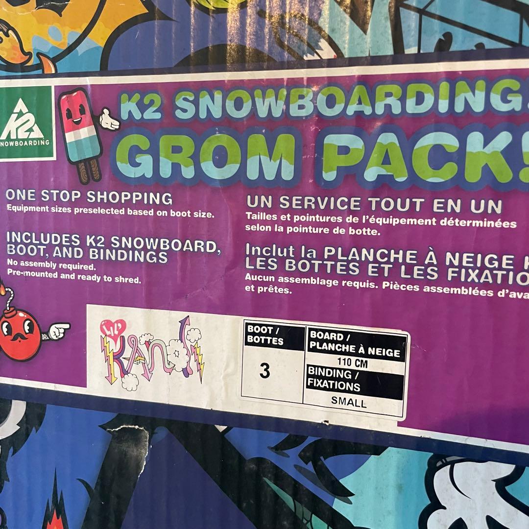 K2 キッズ スノーボード 110cm 中古品
