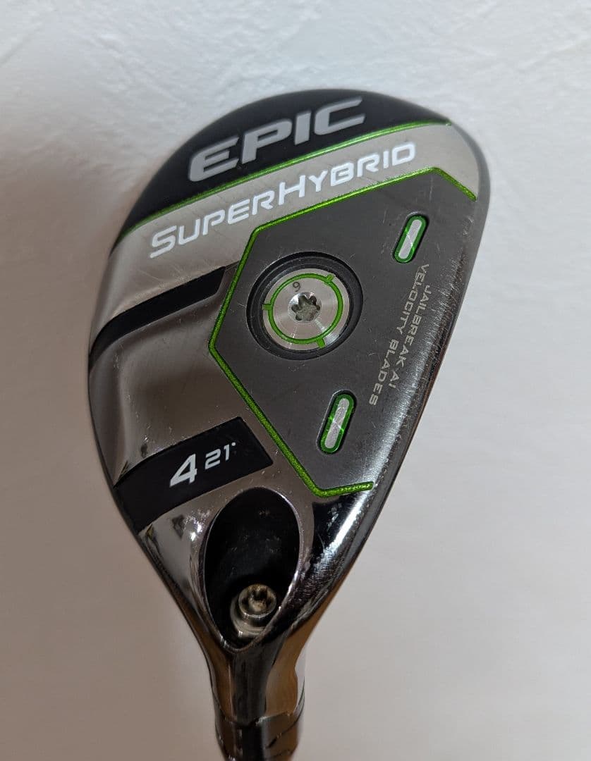 熊谷 EPIC SUPER HYBRID 4番 21° tour ad