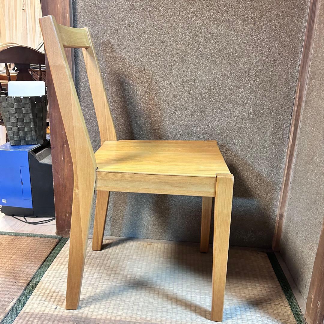 無印良品 木製チェア アッシュ材 ダイニングチェア