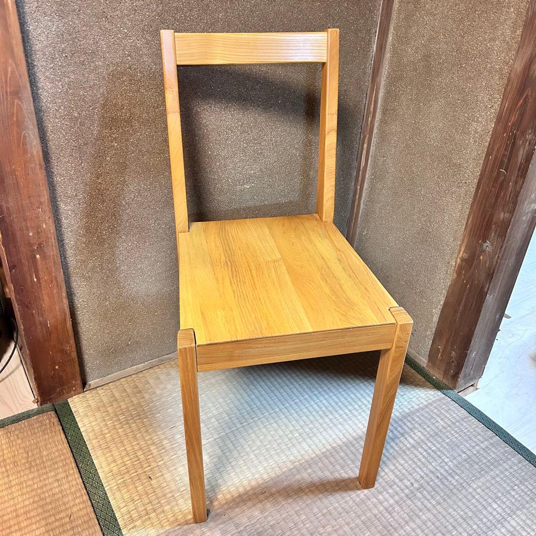 無印良品 木製チェア アッシュ材 ダイニングチェア