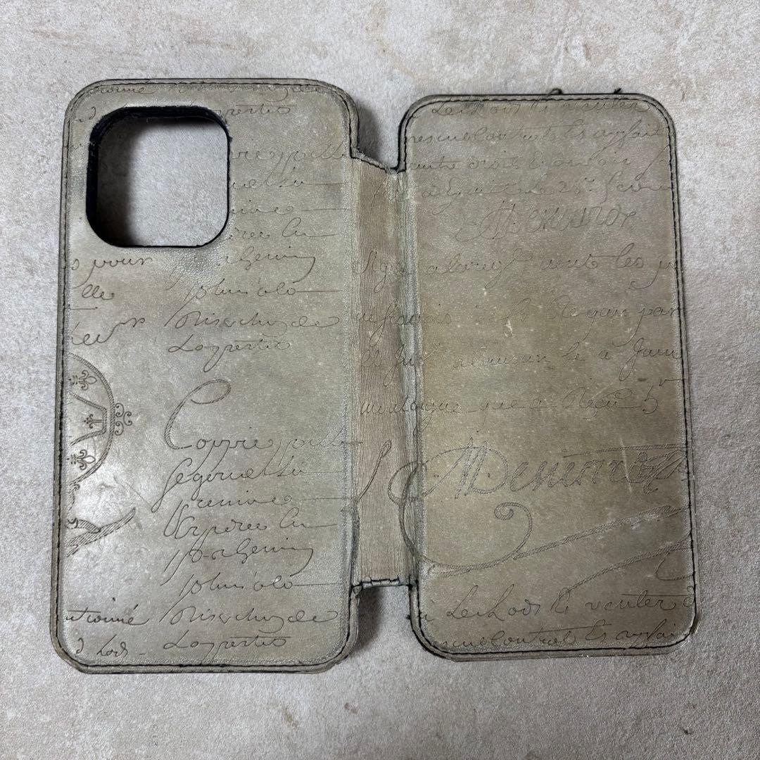 【定価約9万円】BERLUTI スクリットレザー iPhone13 Proケース