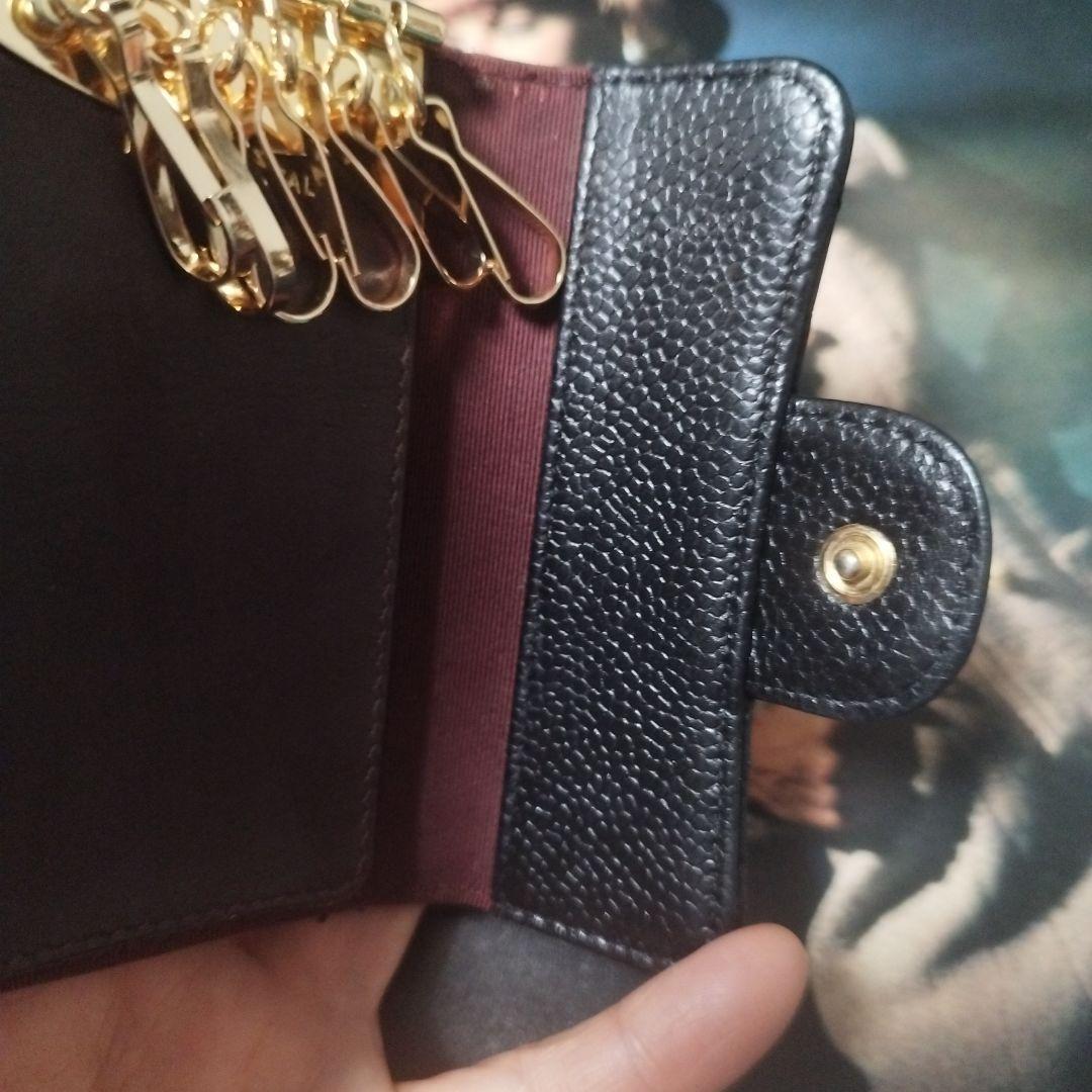 ニ*ン様 CHANEL ブラックレザー キーケース