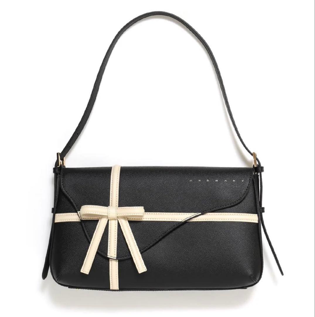 即日発送Valentine ribbon leather bag新品タグ付き