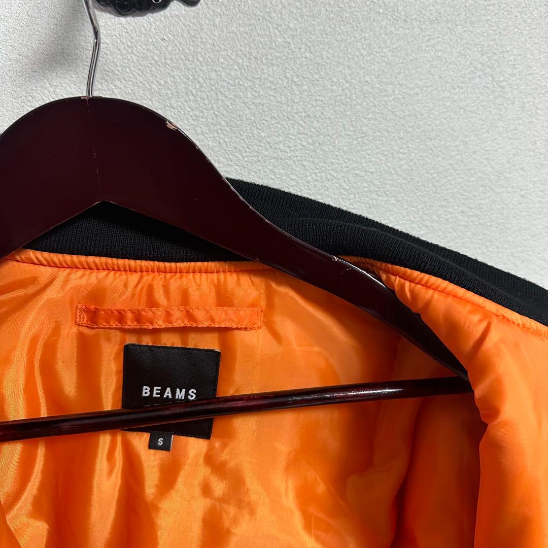 美品 BEAMS MA-1 サーモライト 中綿ジャケット アメカジ バイカー