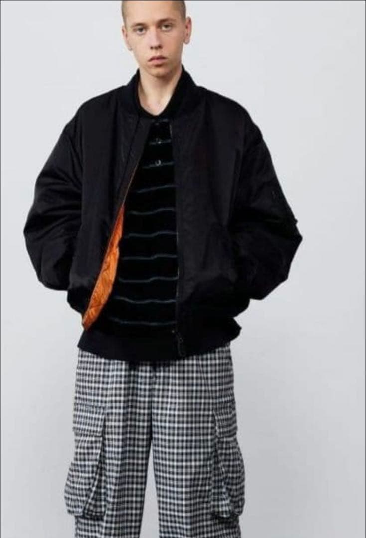 美品 BEAMS MA-1 サーモライト 中綿ジャケット アメカジ バイカー