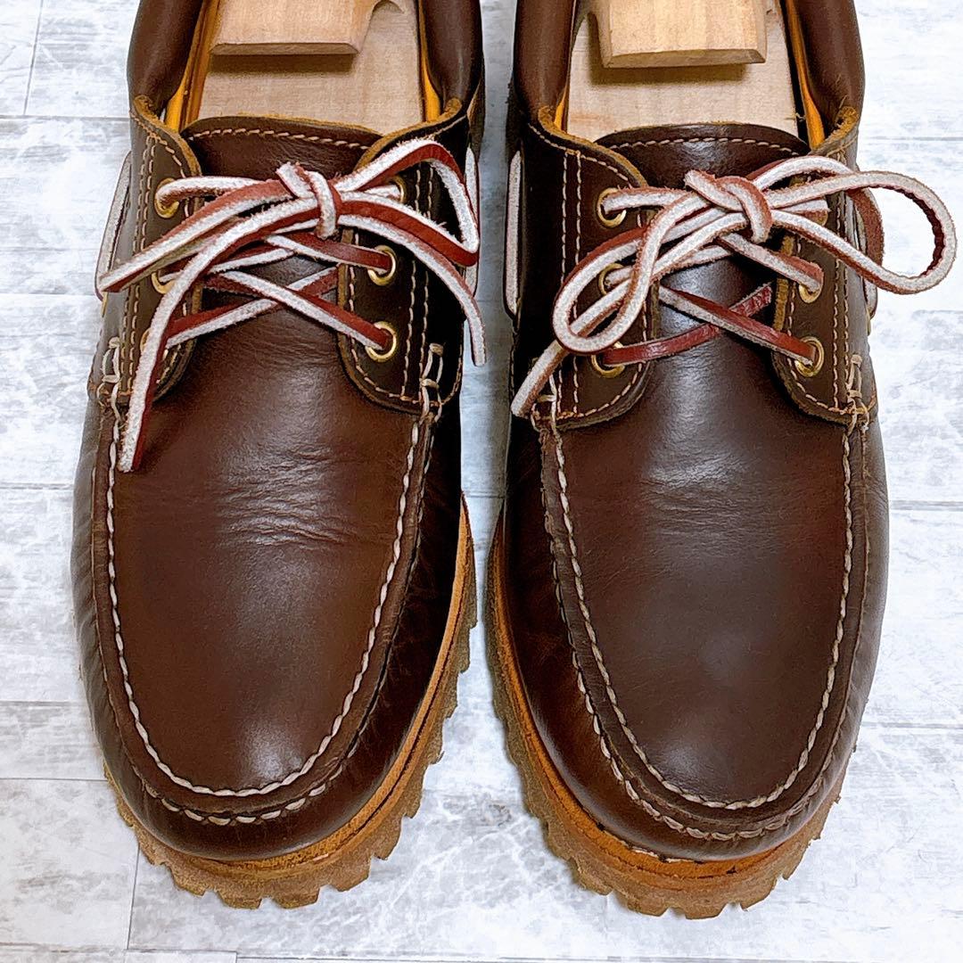 美品✨ティンバーランド 3EYE デッキシューズ 30003 24.5cm 茶