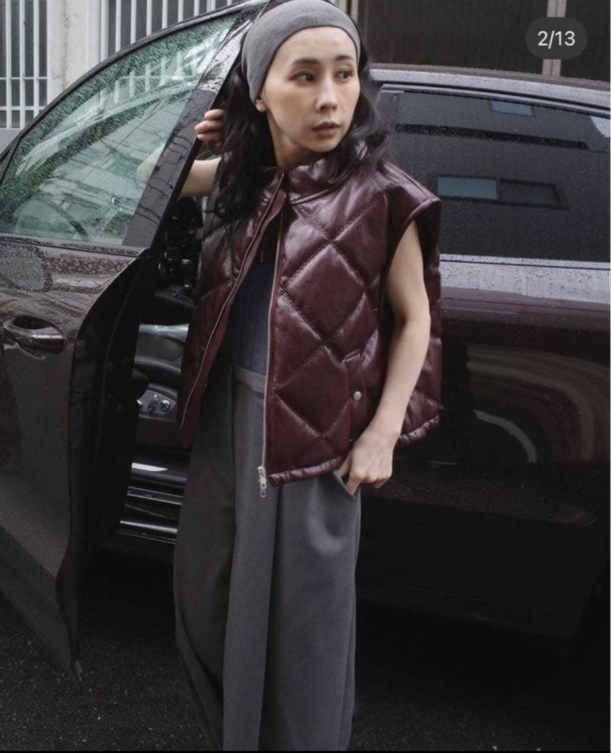 M*U様 新品 Ameri SYNTHETIC LEATHER QUILTING