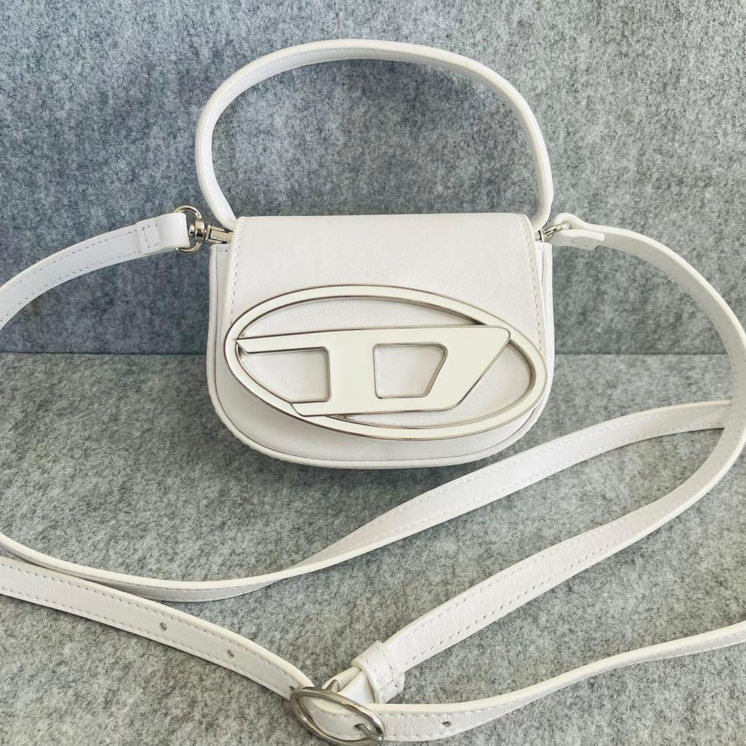 DIESEL 1DR ショルダーバッグ XS ホワイト 2way
