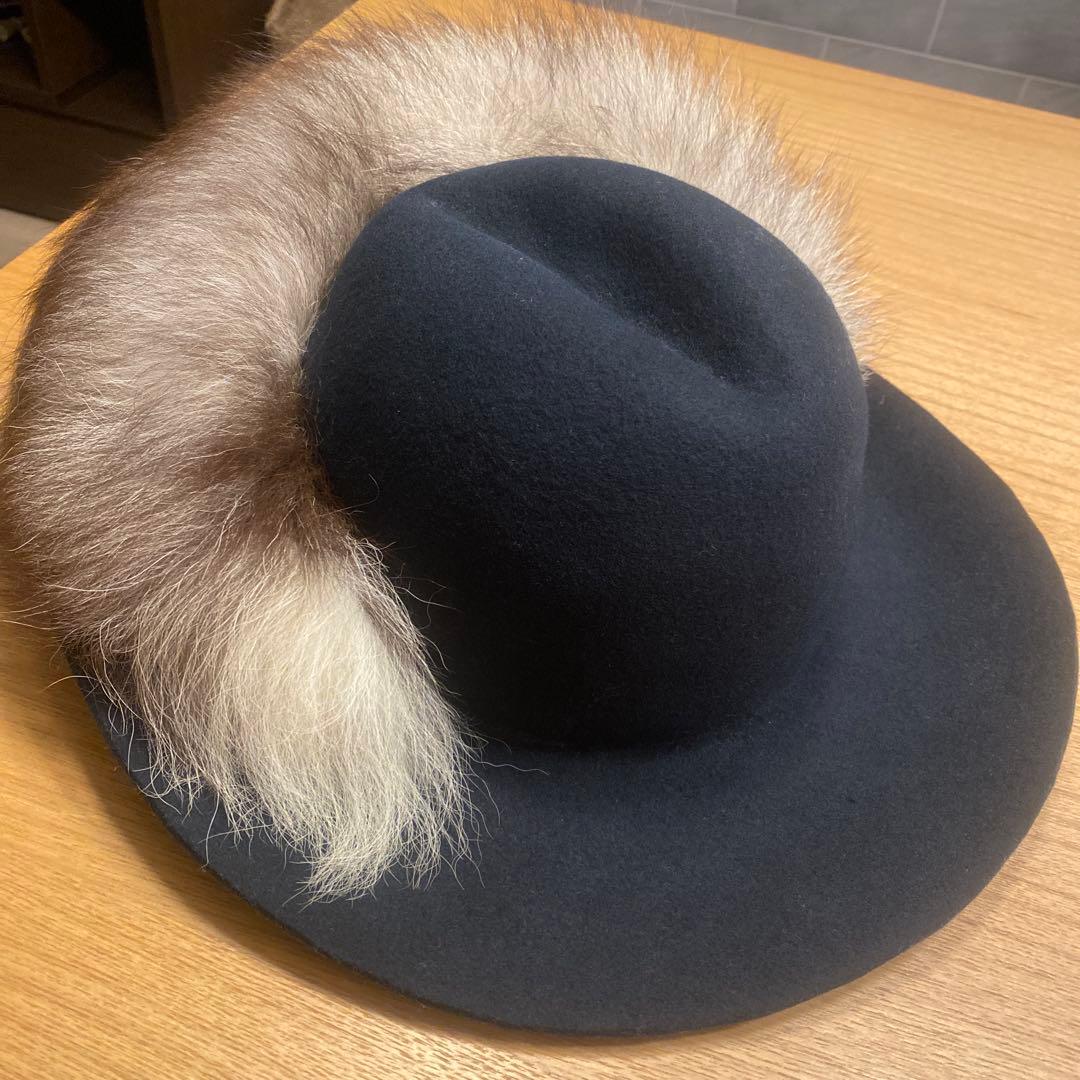 【CA4RA カシラ】ハット ファー付き