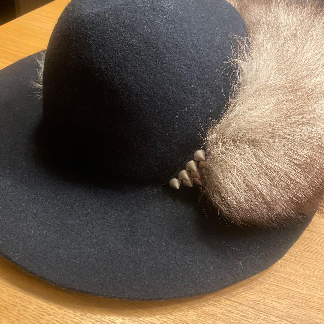 【CA4RA カシラ】ハット ファー付き