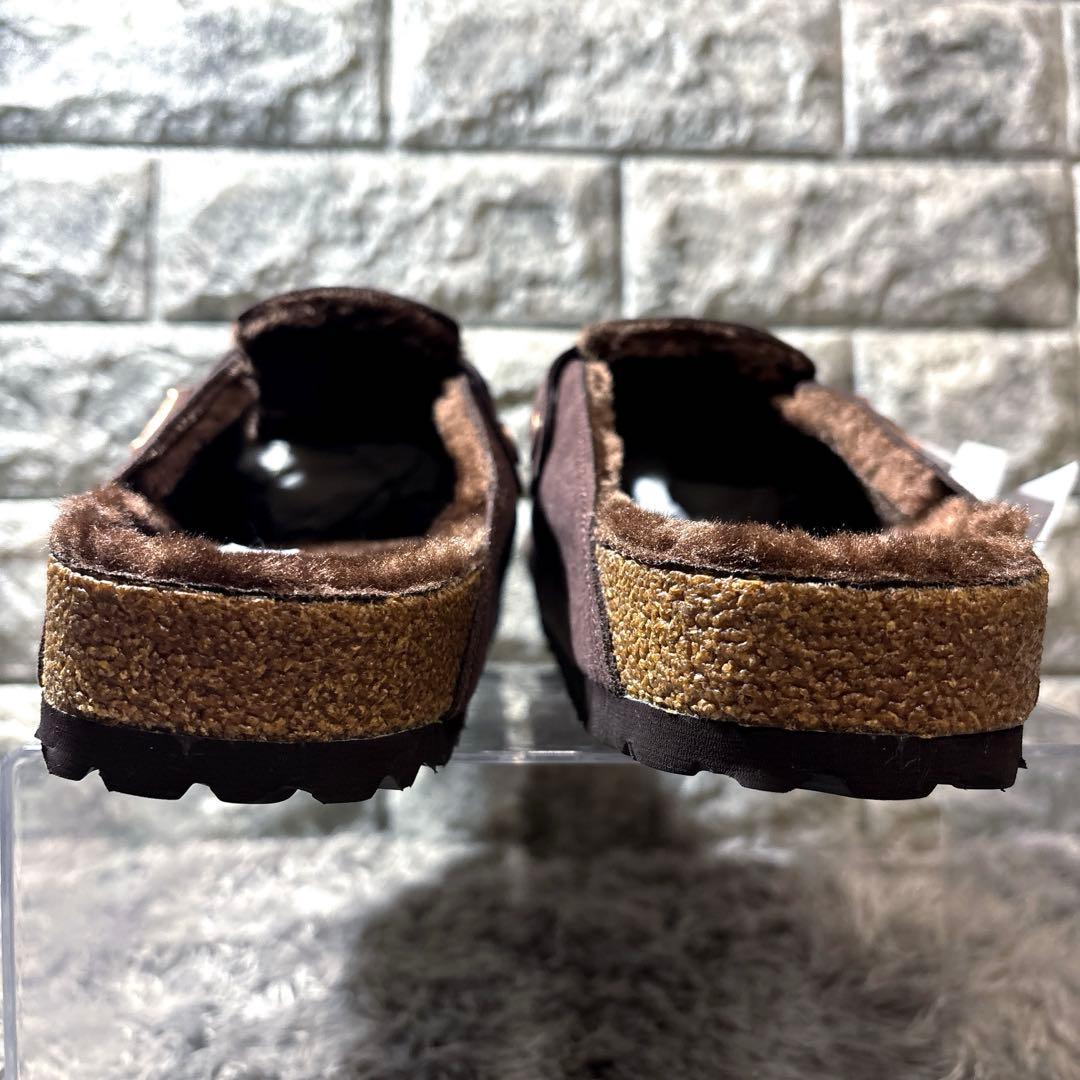 新品❣️ビルケンシュトック ボストン ムートン ダークブラウン 箱タグ付属✨