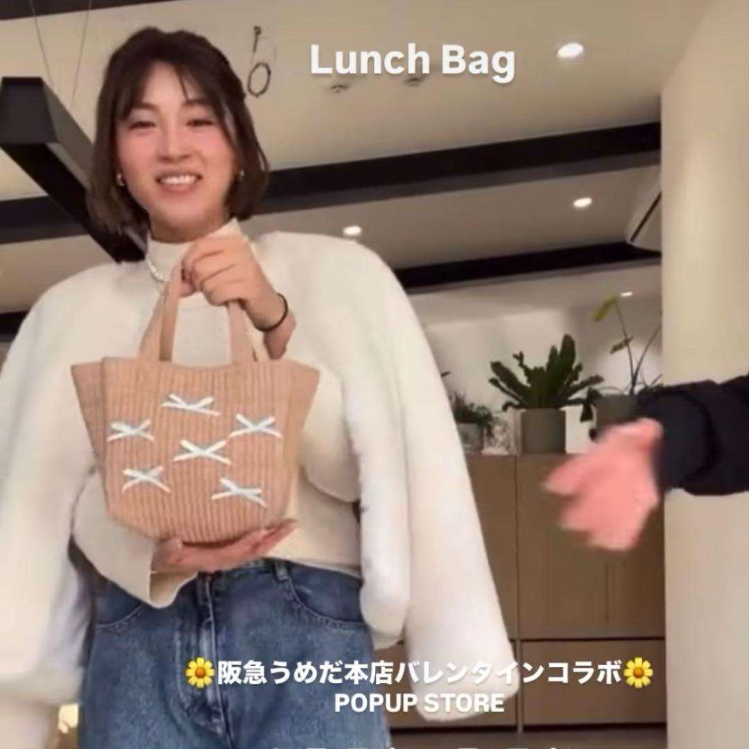 新品未使用 ジプソフィア Gypsohila阪急コラボ　ミニランチバッグ　トート