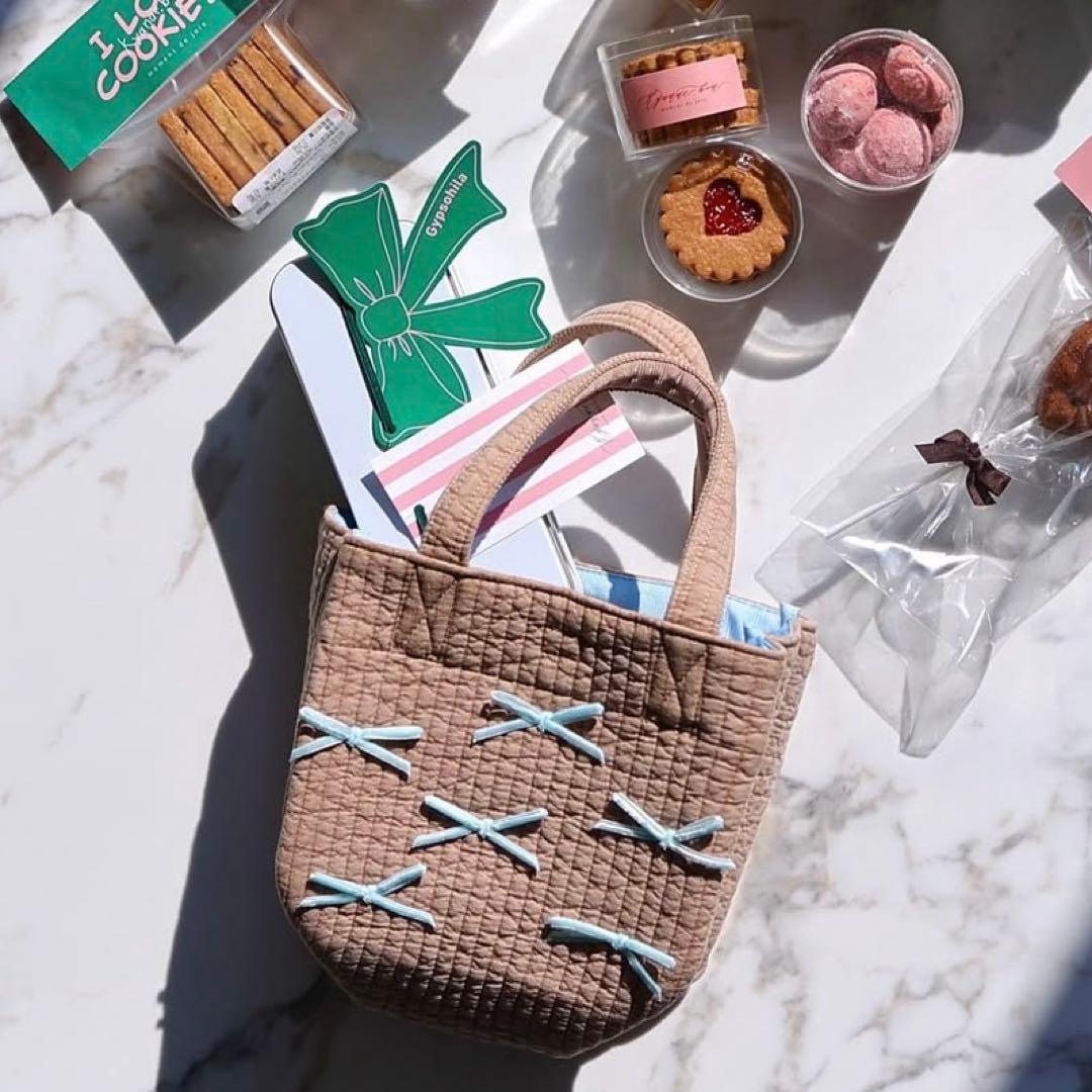 新品未使用 ジプソフィア Gypsohila阪急コラボ　ミニランチバッグ　トート