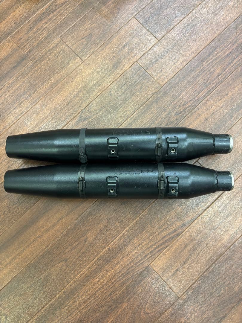 ハーレーダビットソン純正マフラー2019XL883Nアイアンブラック美品