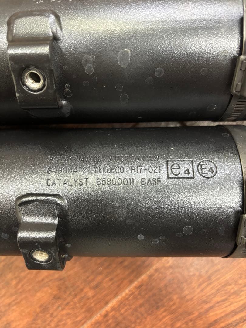 ハーレーダビットソン純正マフラー2019XL883Nアイアンブラック美品