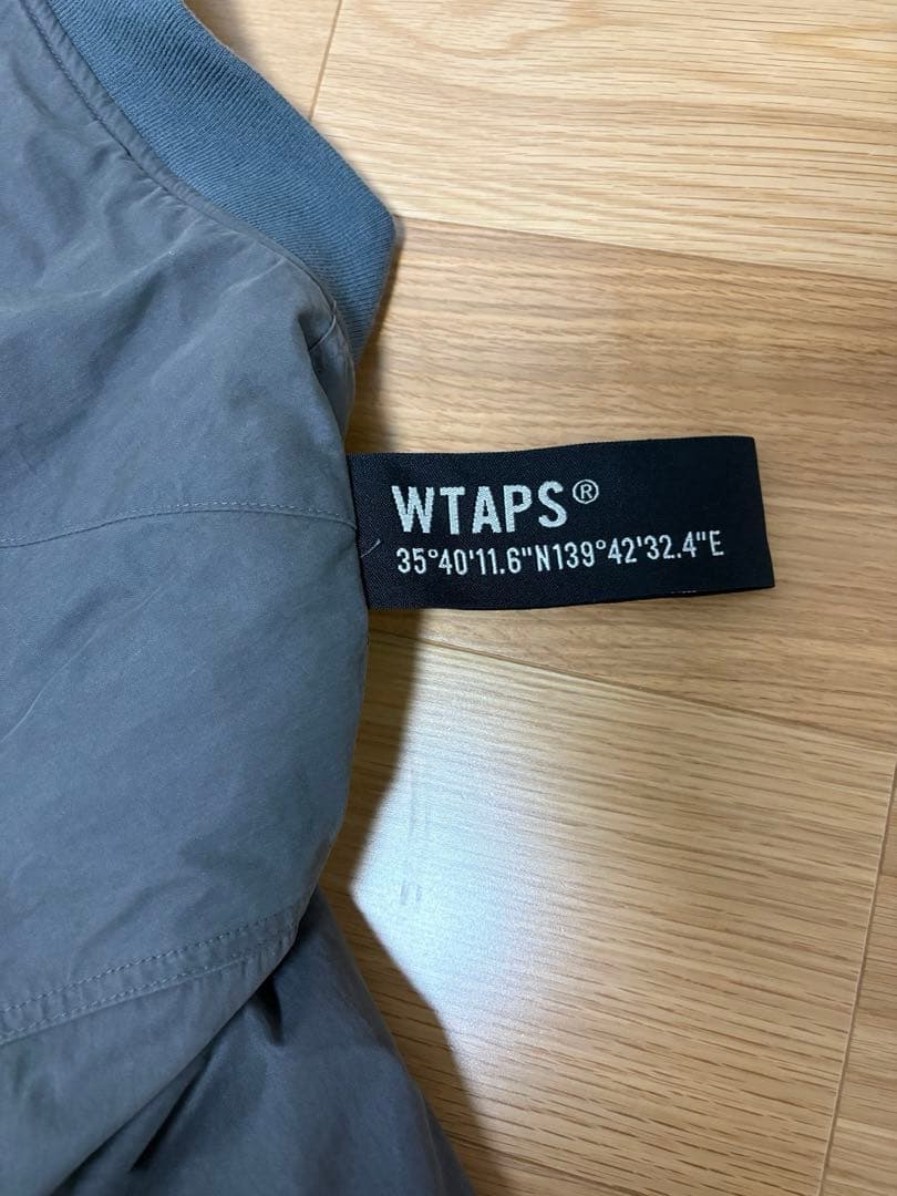 WTAPS グレー MA-1 フライトジャケット　サイズ03