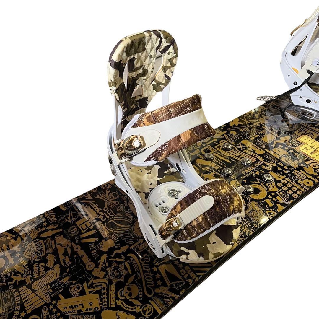 BURTON CLASH 160 × BURTON mission スノーボード