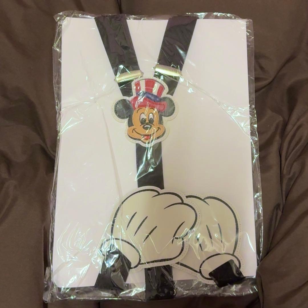 【新品】MOUSSYミッキーマウス サスペンダー ディズニーコラボ