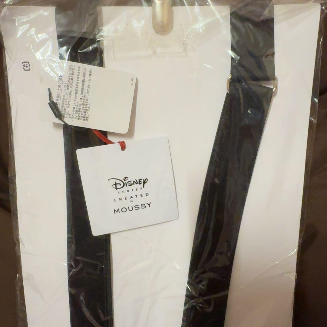 【新品】MOUSSYミッキーマウス サスペンダー ディズニーコラボ