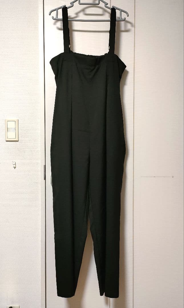 未使用【select MOCA Et】サロペット セットアップ 黒 L