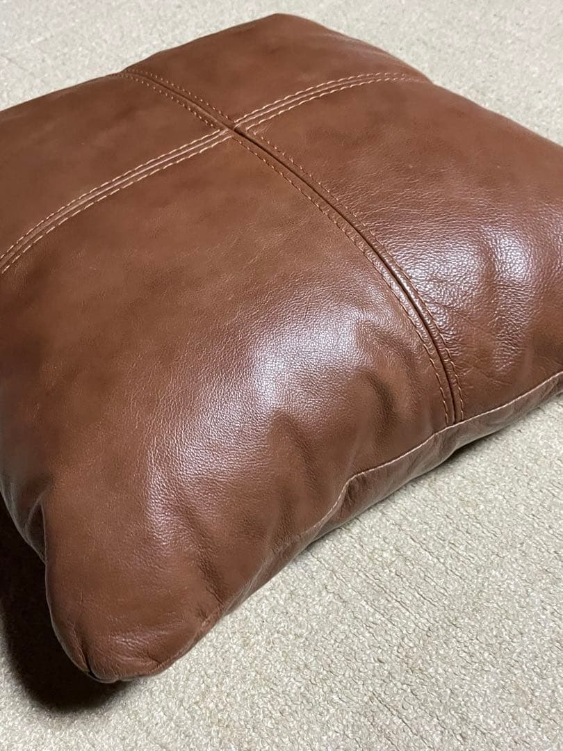 HALO アスプルンド ギルソファー付属　クッション　レザー　ブラウン