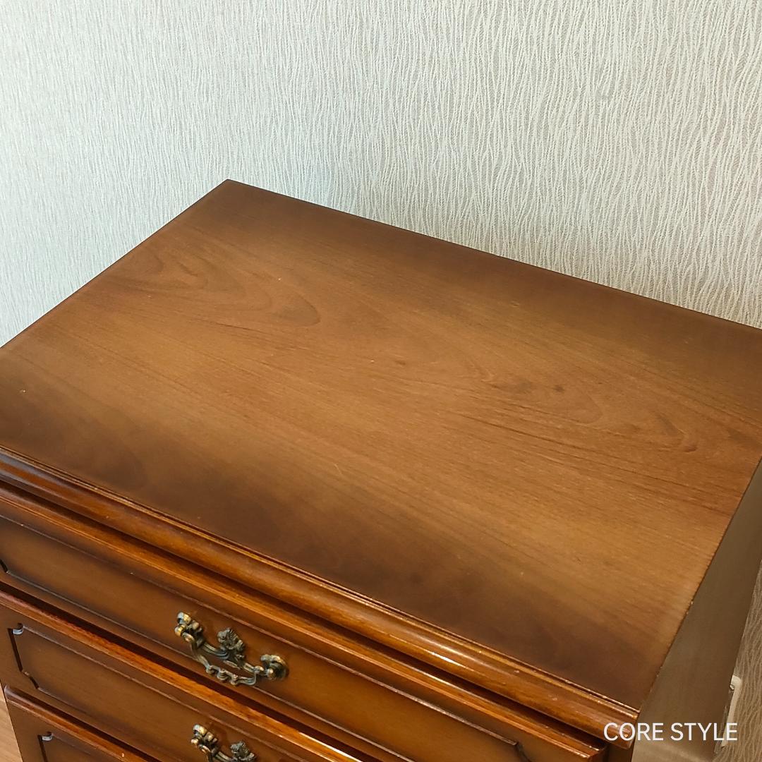 カリモクアンティーク　コロニアル 4杯 チェスト 　サイドボード　S3