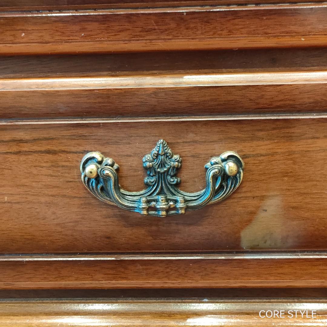 カリモクアンティーク　コロニアル 4杯 チェスト 　サイドボード　S3