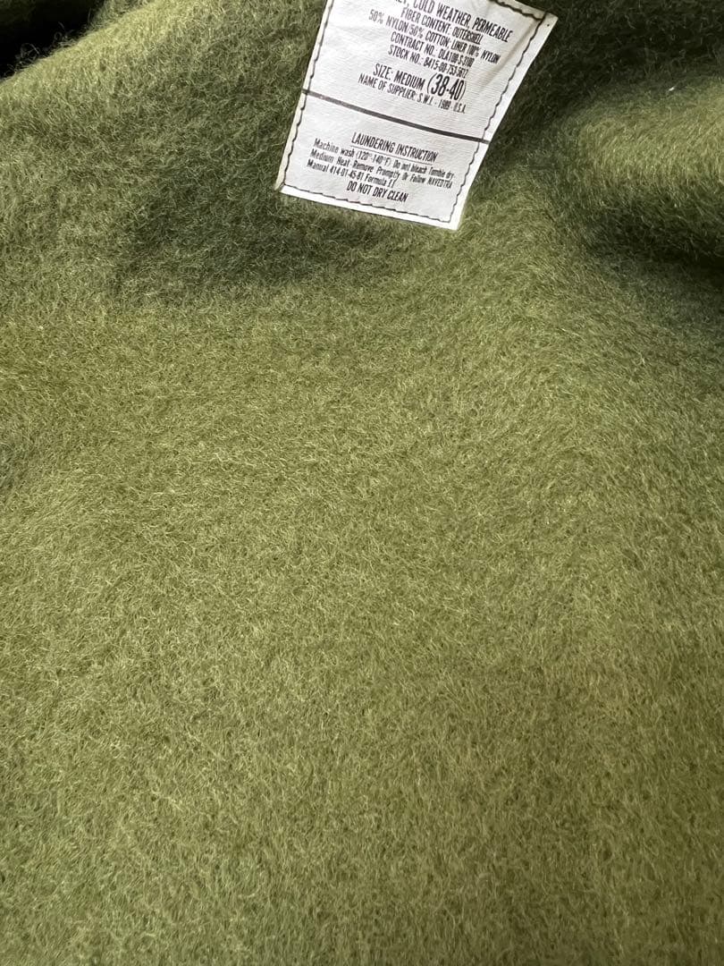 A-2 デッキジャケット　89年　デッドストック