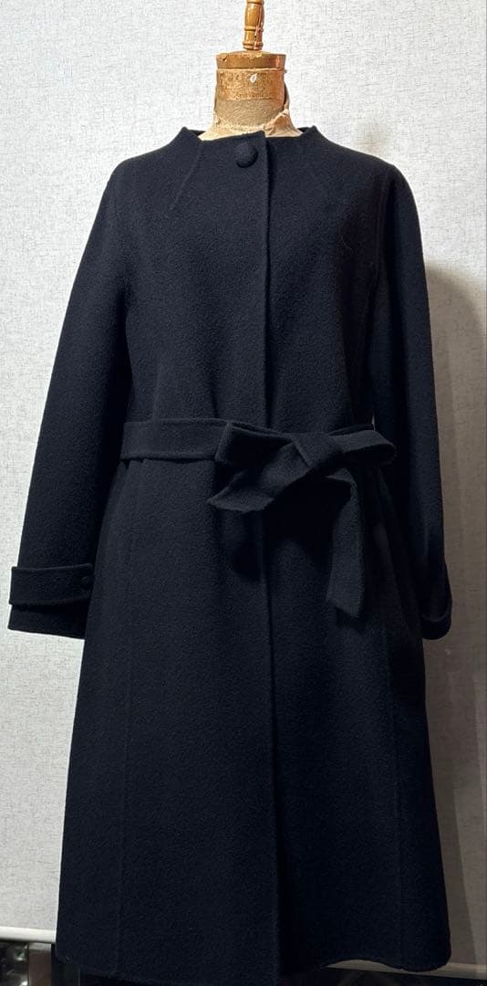 東京ソワール　ウールロングコート　S 新品