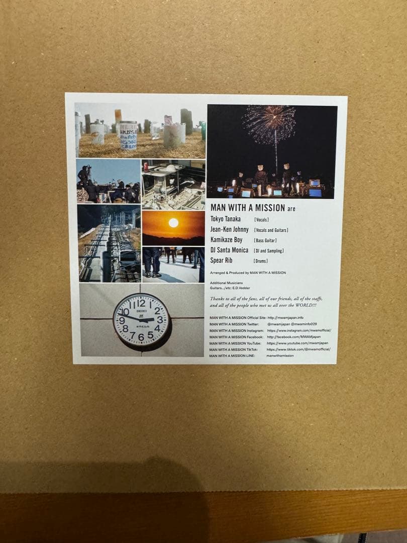 【MAN WITH A MISSION】CONNECT WITH 3.11 CD