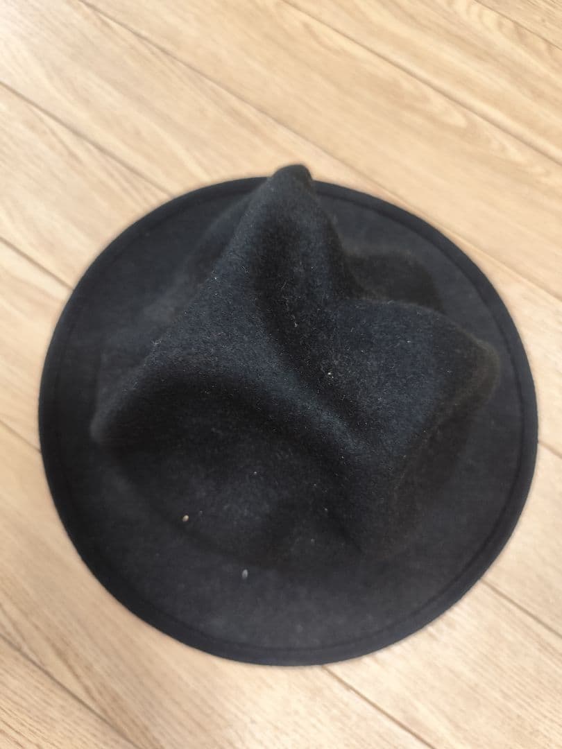 WORLD'S END 黒 フェルトハット