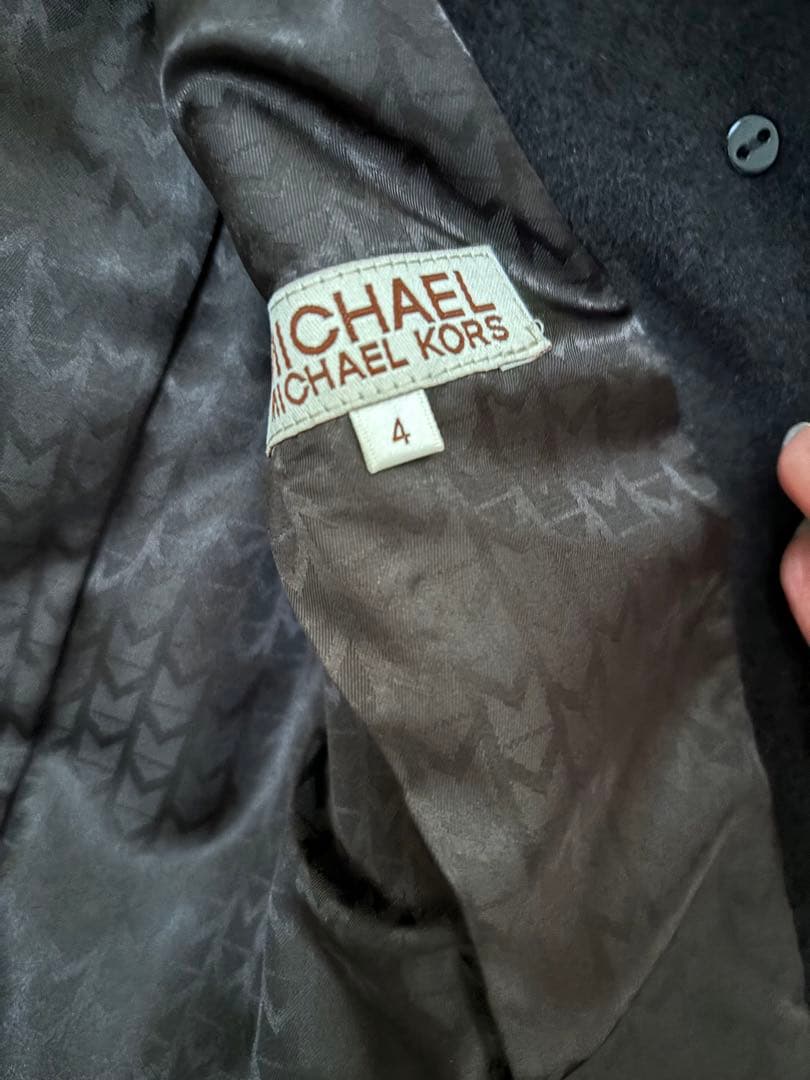 マイケルコース　ピーコート　上質　サイズ4 ダークブラウン