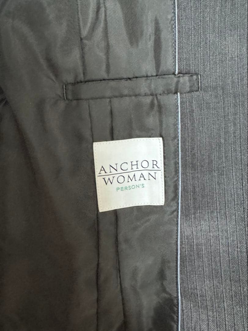 【値下】青山　レディース　グレー　スーツセット　13号　11号