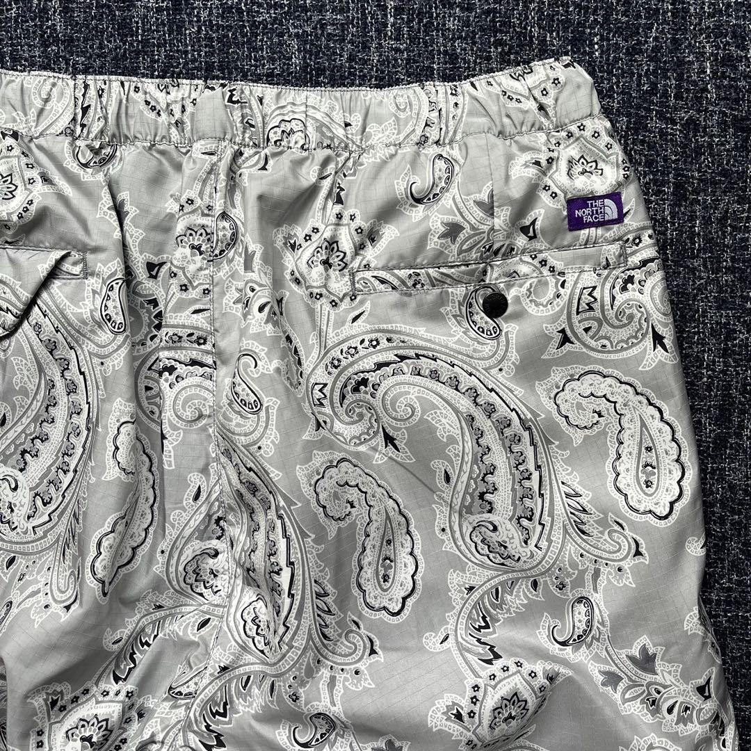 09090199487THENORTHFACEパープルレーベルペイズリー柄