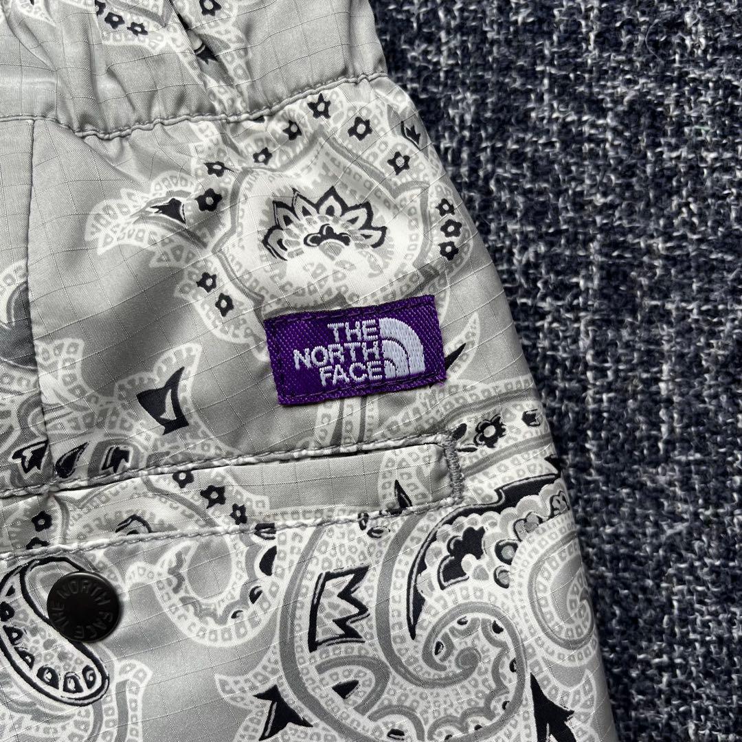 09090199487THENORTHFACEパープルレーベルペイズリー柄