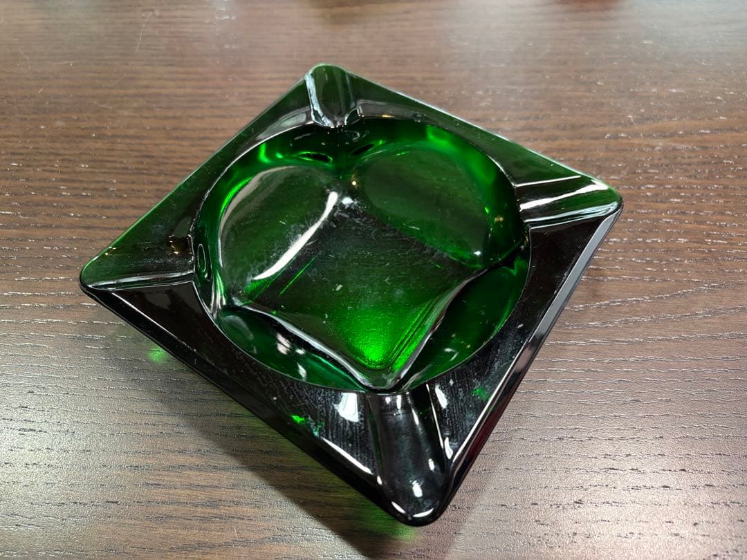 ファイヤーキング・フォレストグリーン　アシュトレイ ２点セット