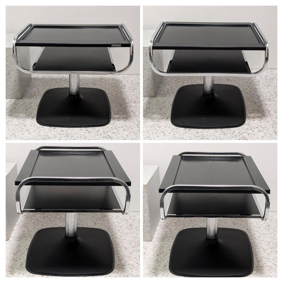 ビンテージ TOSHIBA スチール シェルフ サイドテーブル スペースエイジ